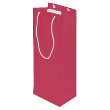 Raspberry-Färgad Vin Gift Bag, Glossy