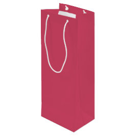 Raspberry-Färgad Vin Gift Bag, Glossy