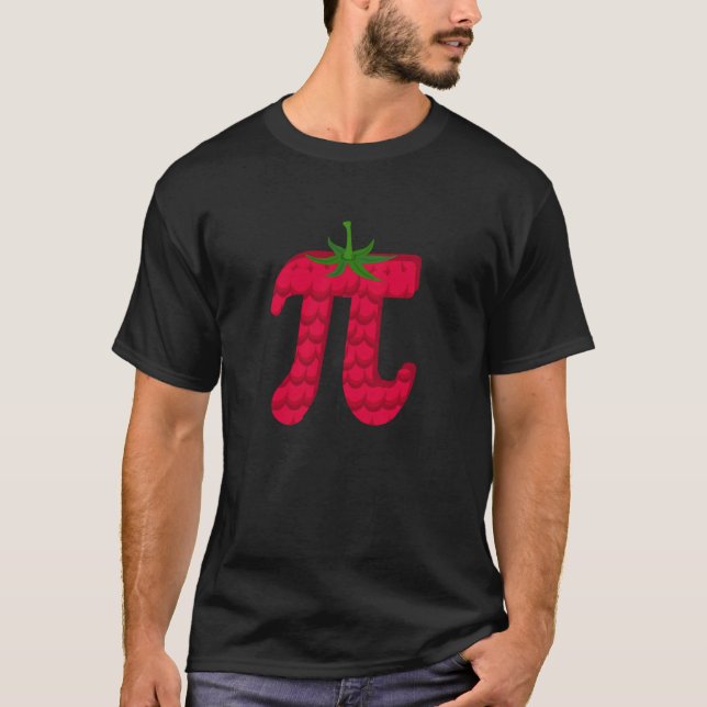 Raspberry Funny Pi Day Paj Math Älskare Student Fr T Shirt (Framsida)