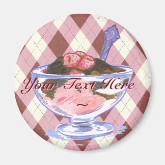 Raspberry Glass Magnet