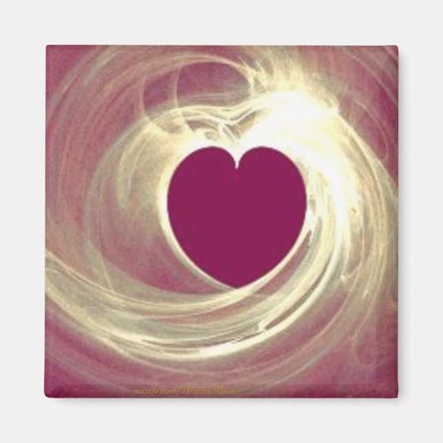 Raspberry Heart Magnet (Framsidan)