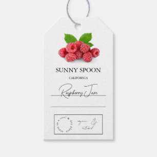 Raspberry Hopp Märkre Presentetikett
