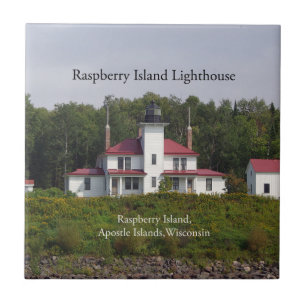 Raspberry Island fyr panel Kakelplatta