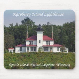 Raspberry Island Lighthouse mousepad Musmatta