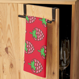 Raspberry Kitchen Towel Kökshandduk