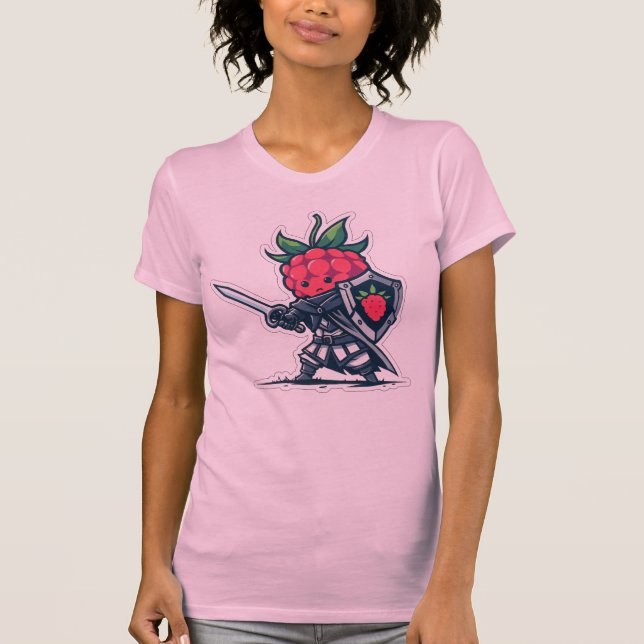 Raspberry Knight T Shirt (Framsida)