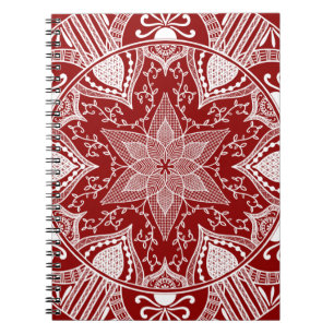 Raspberry Mandala Anteckningsbok