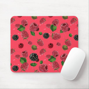 Raspberry Mönster Musmatta