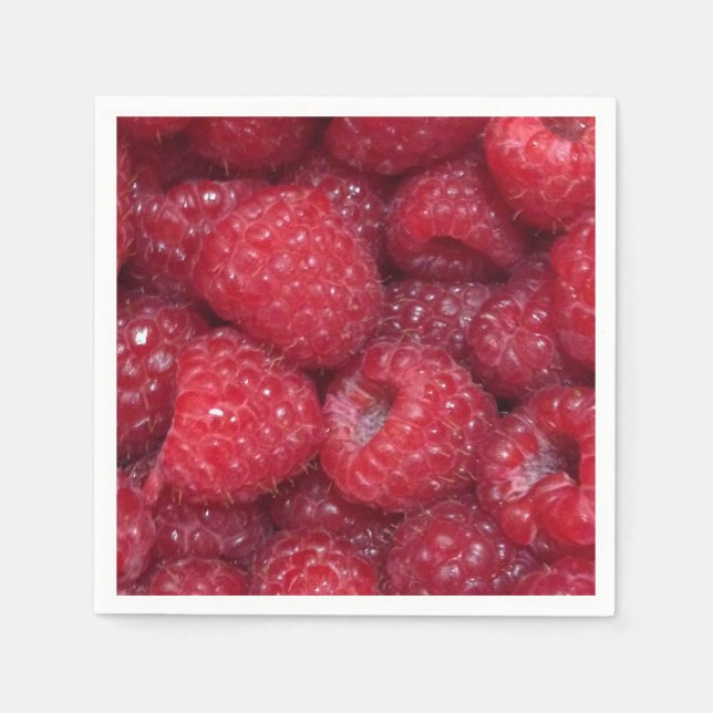 Raspberry Napkins Pappersservett (Framsidan)