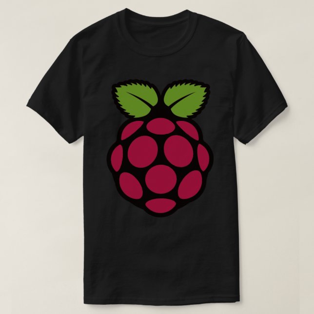 Raspberry Pi Logotyp Sticker.png T Shirt (Design framsida)