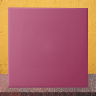 Raspberry Ro Solid Färg Kakelplatta