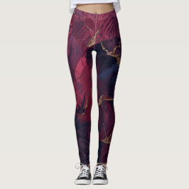 Raspberry Rörelse Leggings