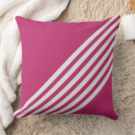 Raspberry Rosa Square Kudde