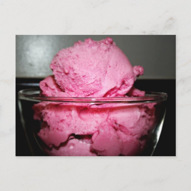 Raspberry Sherbet Postcard Vykort (Framsida)