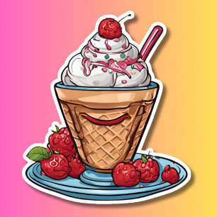 Raspberry Sundae Watersecure Klistermärken