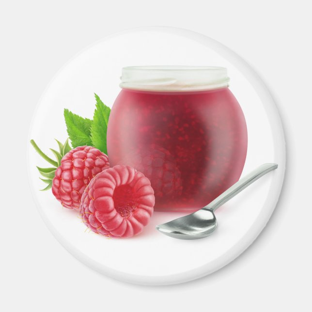 Raspberry sylt magnet (Framsidan)
