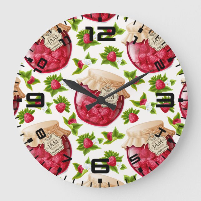 Raspberry Sylt Stor Klocka (Framsida)