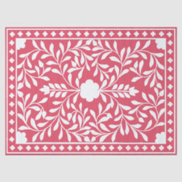 Raspberry Traditional Bone Inlay Decoupage Paper