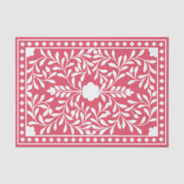 Raspberry Traditional Bone Inlay Decoupage Paper