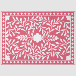 Raspberry Traditional Bone Inlay Decoupage Paper