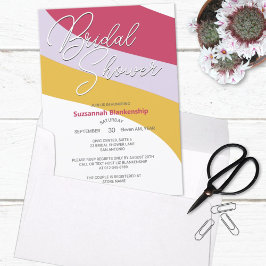 Raspberry Violet Honung Vågrät Streams Inbjudningar