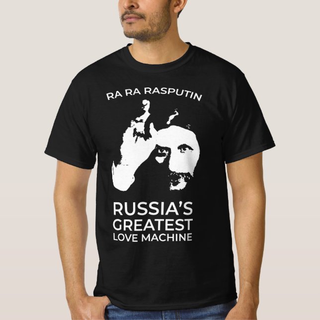 Rasputin - Rysslands Underbarare Kärlek Maskin T Shirt (Framsida)