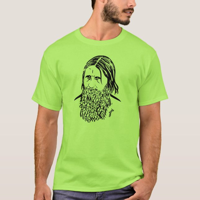 Rasputin T-tröja - stengrönt Tee Shirt (Framsida)