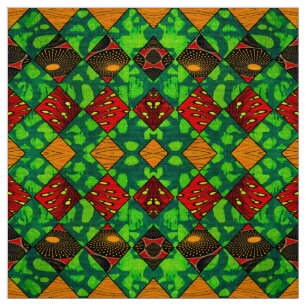 Rasta African Print Tyg
