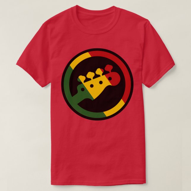 Rasta bass t shirt (Design framsida)