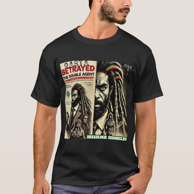 RASTA BETRAYED DREADLOCK CHRONICLES ISSUE 6 T SHIRT (Framsida)