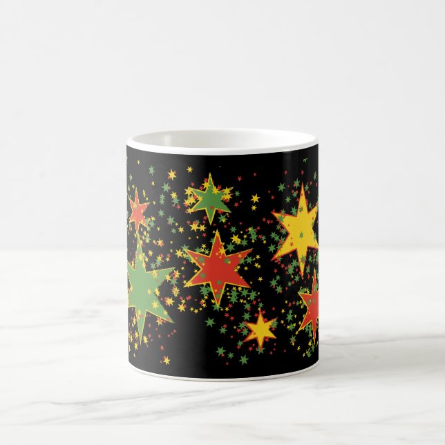 Rasta Black Stars Örtte Mugg (Center)