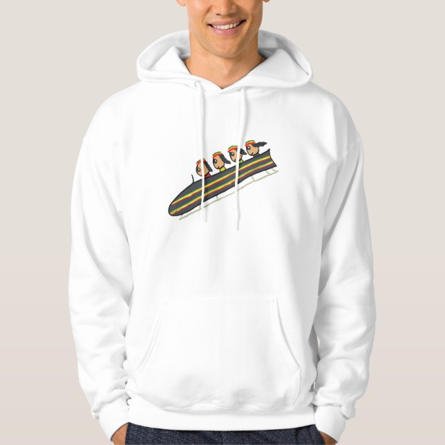 Rasta Bobsleigh Team Hoodie (Framsida)