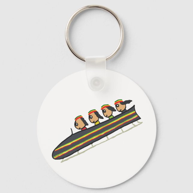 Rasta Bobsleigh Team Nyckelring (Framsida)