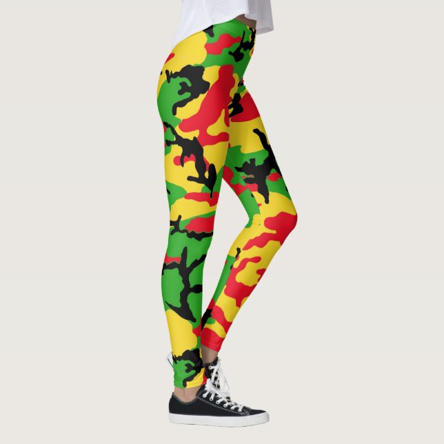 Rasta Camo Leggings (Höger)