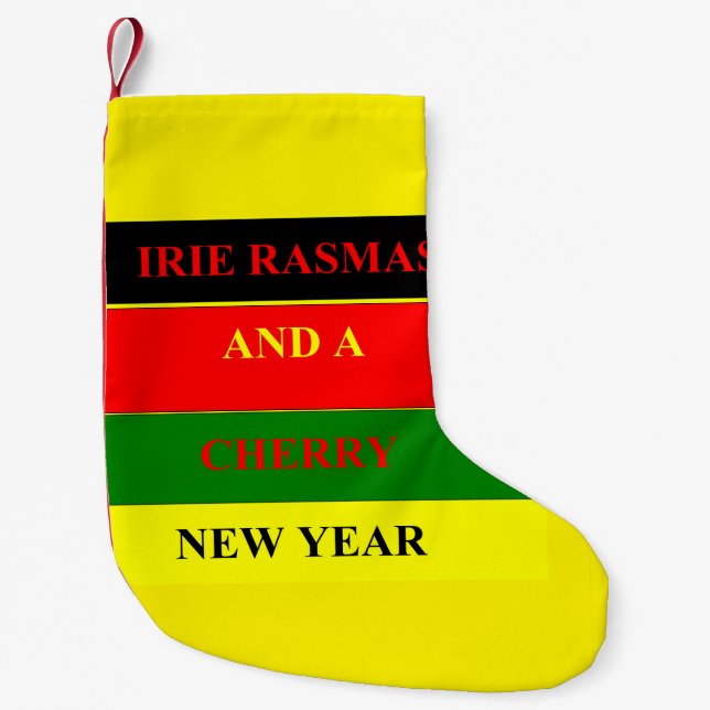 Rasta christmas liten julstrumpa (Framsidan)