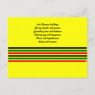rasta christmas postcards-irie rasmas vykort