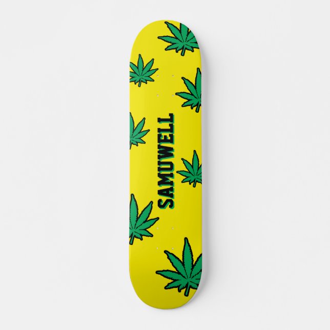 Rasta Design Skateboard (Framsida)