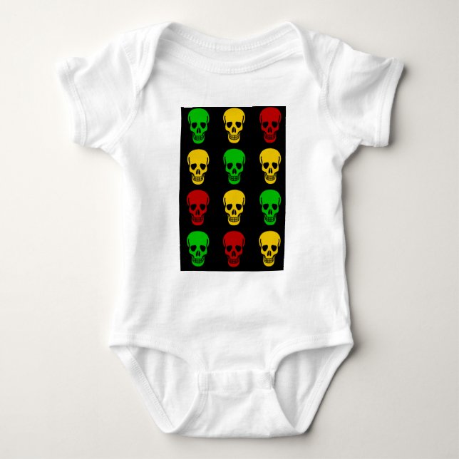 Rasta döskallar tee (Framsida)
