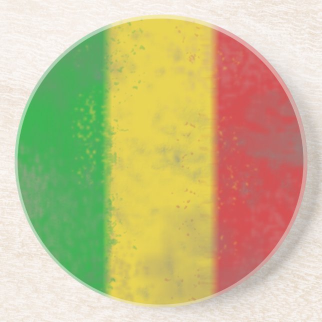 Rasta drinkkustfartyg underlägg sandsten (Framsidan)
