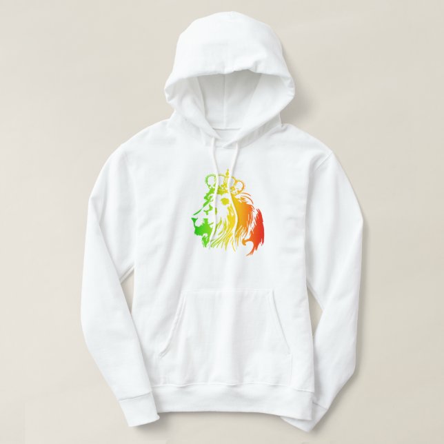 Rasta - erövrande Lejon för Judah Hoodie (Design framsida)