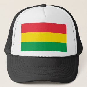 Rasta Färg Grönt Gult Red Rand Flagga Mönster Keps