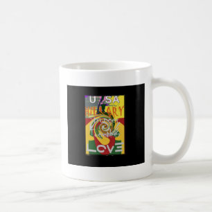 Rasta Färg Red Golden Grönt Hillary Art Print Kaffemugg
