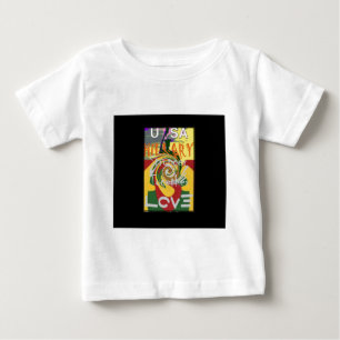 Rasta Färg Red Golden Grönt Hillary Art Print Tee
