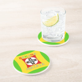 Rasta Färg Red Golden Grönt Underlägg