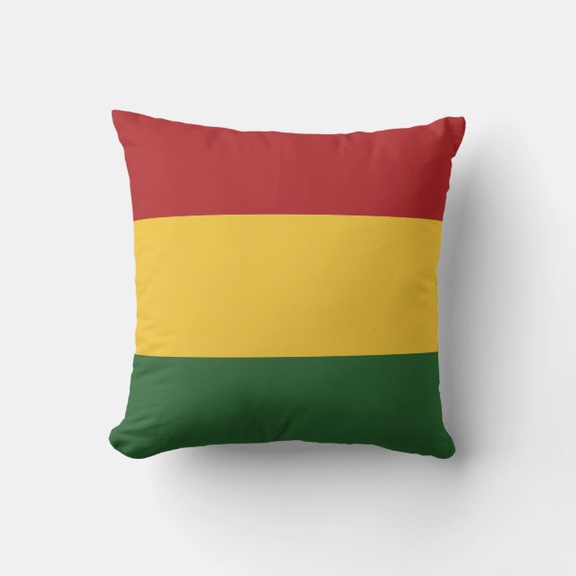 Rasta flaggafärger kudde (Framsida)