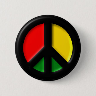 Rasta förbjöd bomben CND fredssymbol Knapp