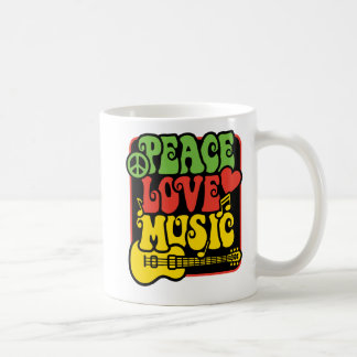 Rasta Fred-Kärlek-Musik Kaffemugg