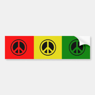 Rasta fredbildekal bildekal