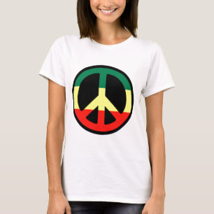 Rasta fredsymbol t-shirt