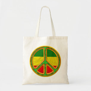 Rasta fredsymbol tygkasse